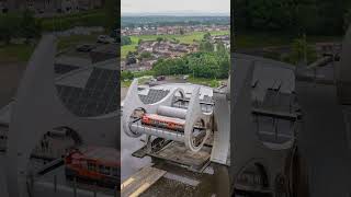 This clip of the Falkirk Wheel turning gives a view of the massive cogs operating as it rotates [upl. by Radek]