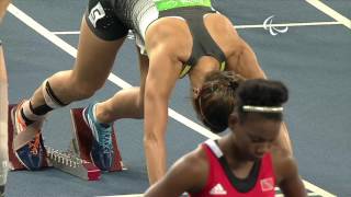 Athletics  Womens 200m  T44 Round 1 Heat 1  Rio 2016 Paralympic Games [upl. by Ingeberg440]