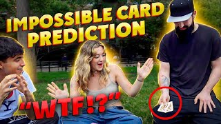 The BEST ACAAN CARD TRICK Street Magic  The Grail by Mike Rose [upl. by Olwen852]