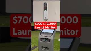 700 vs 7000 Launch Monitor 😮 shorts golf [upl. by Eillak]