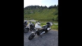 Harley Sport Glide  Balade moto  Avoriaz  les Lindarets  Yvoire [upl. by Newel]