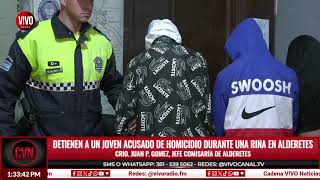 DETIENEN A UN JOVEN ACUSADO DE HOMICIDIO DURANTE UNA RIÑA EN ALDERETES [upl. by Lisetta673]