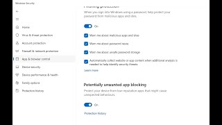 How to turn onoff Potentially unwanted app blocking in Windows 11 [upl. by Bertila387]