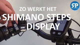 Zo werkt het Shimano Steps display  bedieningssysteem van je ebike [upl. by Eniladam]