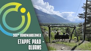 360° Obervinschgau Rundwanderweg  Etappe Prad  Glurns [upl. by Haimerej]