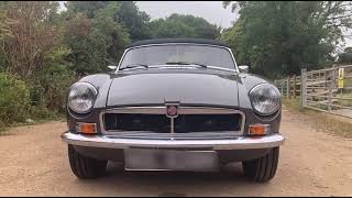 Bespoke MGB Roadster V8 In Grey With Chrome Wire Wheels [upl. by Grodin744]