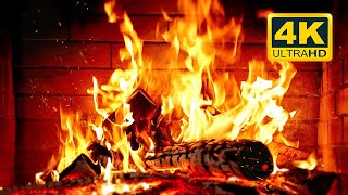 🔥 Cozy Fireplace 4K 12 HOURS Fireplace with Crackling Fire Sounds Crackling Fireplace 4K [upl. by Auhsot]