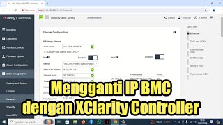 Cara mengubah IP BMC dengan XClarity Controller [upl. by Eletnahs4]