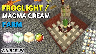 Simple Froglight farm in Minecraft pe 119  Magma cream farm mcpe119 mcpebedrock [upl. by Candida]