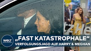 quotAGGRESSIVE PAPARAZZIquot  Angeblich Jagd auf Harry und Meghan in New York  Erinnerungen an Diana [upl. by Janina]