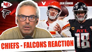 ChiefsFalcons Reaction Patrick Mahomes beats Kirk Cousins quotBad Play Callingquot  Colin Cowherd NFL [upl. by Dannel]