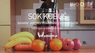 Szybki przepis na sok kubuś dla dzieci z BioChef Whole Slow Juicer Wyciskarka do soków [upl. by Hnahk]