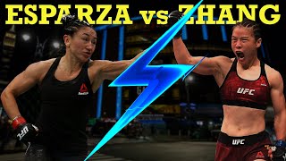 Carla Esparza vs Zhang Weili Analysis and Prediction [upl. by Pros]