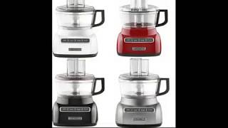 KitchenAid Cup Food Processor Adjustable slicing disc Wide Mouth Feed [upl. by Eicrad548]