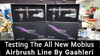 Testing The All New Mobius Airbrush Line By Gaahleri  Outstanding New Airbrush [upl. by Sell]