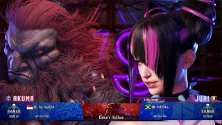 Street Fighter 6  Online Ranked Match 7 Against Juri [upl. by Pizor]