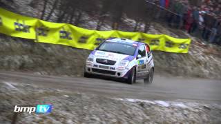 ERC Jänner Rallye 2014  Crashes [upl. by Nallad669]