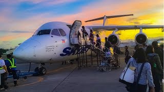 Skyjet Airlines BAE 146200 Manila ✈ Basco  FLIGHT REVIEW [upl. by Serena848]