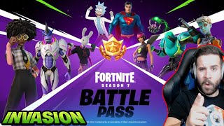 Fortnite Chapter 2 SEASON 7 BATTLE PASS első reakció   KEDVENCEM [upl. by Rosalind]