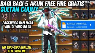 Bagi Bagi Akun Free Fire Terbaru Hari Ini 2024 No tipu  BAGI BAGI AKUN FF GRATIS TERBARU HARI INI [upl. by Adnamar952]