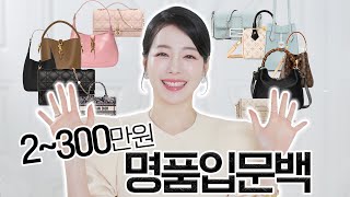 2300만원 명품입문백 👜디올 루이비통 생로랑 구찌 보테가베네타 펜디 골라줄게요 [upl. by Idaline620]