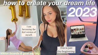 HOW TO BECOME YOUR BEST SELF IN 2023making vision boards goal setting amp raising your vibrations 🎀 [upl. by Ursel]