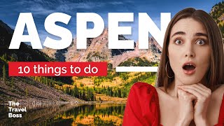 TOP 10 Things to do in Aspen Colorado 2023 [upl. by Auqinaj]