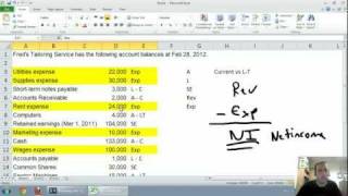 Accounting  Unit 1  Part 2  Income Statement [upl. by Rouvin]