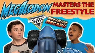 Monster Jam Revved Up Recaps  Episode 5  Megalodon Masters the Freestyle [upl. by Os367]