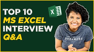 5 Excel Questions Asked in Job Interviews ☑️ [upl. by Nylirem755]