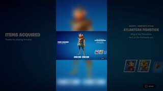 ATLANTEAN FISHSTICK SKIN FORTNITE ITEM SHOPfortnite itemshopupdate iconemote vbucks itemshop [upl. by Neirual92]