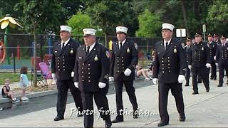 Lynbrook Fire Department 100th Anniversary Parade and Drill June 30th 2001 [upl. by Haman]