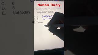 Number Theory mathshorts numbertheory [upl. by Maurilla]