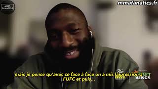 Cédric Doumbé chez Ariel Helwani avant son combat contre Baki traduction française [upl. by Htebazileyram192]