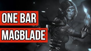 ESO Solo PVE Magicka Nightblade Build  SIPHONER  The Unique ONE BAR Solo Magblade Build for ESO [upl. by Dahsar]