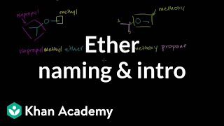 Ether naming and introduction  Organic chemistry  Khan Academy [upl. by Tnarb]