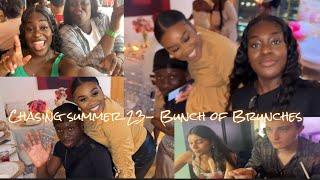 FILM  Chasing Summer 23  A BUNCH OF BRUNCHES VLOG [upl. by Yrrac]