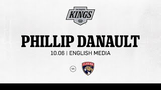 Forward Phillip Danault  1005 LA Kings fall to Florida Panthers in Quebec City  Media ENGLISH [upl. by Athalie]