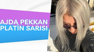 AJDA PEKKAN SOĞUK PLATİN SARISI Affinage Infiniti 10117 Platin Saç Boyası 100 ml DENİYORUM [upl. by Annahsed]