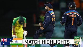 India hold their nerve to win ODI epic in Canberra  Dettol ODI Series 2020 [upl. by Llemrej]