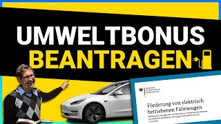 Umweltbonus beantragen So geht’s [upl. by Minerva]