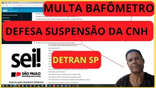 DETRAN SPComo fazer RECURSO de SUSPENSÃO da CNH [upl. by Sigismund]