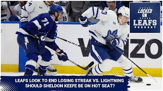 Sheldon Keefe shakes up lines as Toronto Maple Leafs look to end losing streak against Lightning [upl. by Reklaw233]