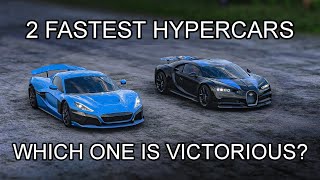 Bugatti Chiron SS VS Rimac Nevera 0210 MPH  Acceleration Comparison [upl. by Babbie]