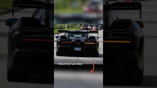 The Hamilton Collection Mclaren Senna Bugatti Chiron and Koenigsegg leaving Cars and Coffee [upl. by Llevram]