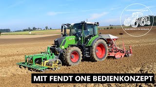 Fendt 314 Vario im Test  Getreide Aussaat  Fendt One  Sämaschine  Ackerbau  Grain Seeding [upl. by Princess]