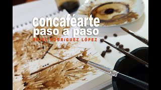 Como pintar con café paso a paso [upl. by Nottus]