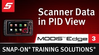 PID View MODIS™ Edge Pt 313  Snapon Training Solutions® [upl. by Humfrey355]