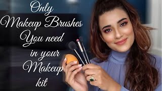 BEGINNERS GUIDE TO MAKEUP BRUSHES DON’T WASTE YOUR MONEY  ONLY BRUSHES U NEED amp THEIR MULTIPLE USE [upl. by Letrice]