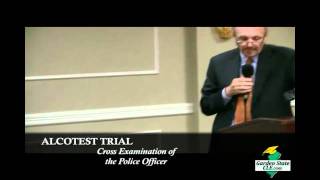 Joseph P Rem Cross Examination of Police Officer Mock Alcotest Trial Part 12 [upl. by Airdnola89]